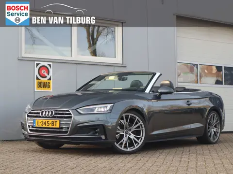 Audi A5 Cabriolet 2.0 TFSI MHEV Sport Pro Line S / Stoel & Nek verw. / B&O audio / Massage /  Leder 