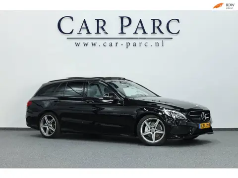 Mercedes-Benz C-klasse Estate 180 AMG Line LED/PANORAMADAK/LEER+S.VERWARMIN/18"LMV/CAM/CRUISE/ECC/12