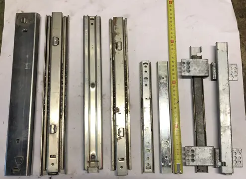 Ladegeleiders 4 sets van 2 stuks.