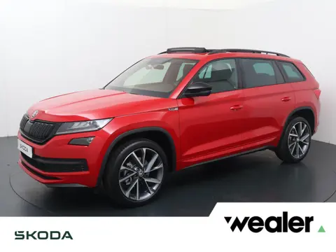 Skoda Kodiaq 1.5 TSI Sportline Business 7p. | 150 PK | Automaat | Trekhaak | Panoramadak | Derde zit