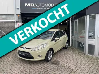 Ford Fiesta 1.25 Titanium/5Drs/Apk/voll leder/Clima/Airco/Nap/volledige onderhoud!