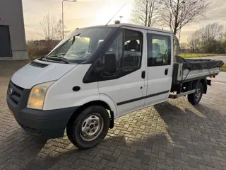 Ford Transit 330L 2.4 TDCI DC Airco hydraulische Kraan