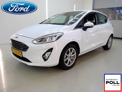 Ford Fiesta 125pk EcoBoost Hybrid Titanium Climat Cruise Parkeersensoren 12.000km Dealeronderhouden
