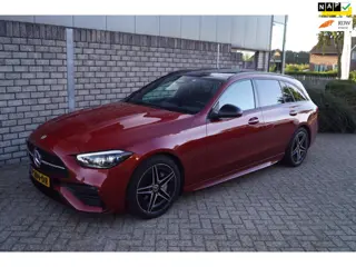 Mercedes-Benz C-klasse Estate 200 Launch Edition AMG Line Autom Panodak Leder/Alcantara Navi Camera 