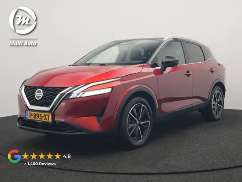 Nissan QASHQAI 1.3 MHEV Xtronic Tekna Automaat | Panodak | Trekhaak Afn | Adaptive Cruise | Lederen 