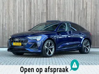 Audi E-tron Sportback S quattro 95 kWh |Pano|B&O|RS-Zetels|