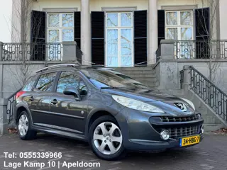 Peugeot 207 SW Outdoor 1.6 VTi XS Panoramadak Leder Climate Cruise Ctr Trekhaak Dakrails Lmv