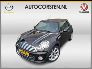 MINI Cabrio 1.6 Cooper Chili Leer Elek.dak Stoelverw. Ecc Pdc Mistlampen CruiseControl Radio Cd/Usb 