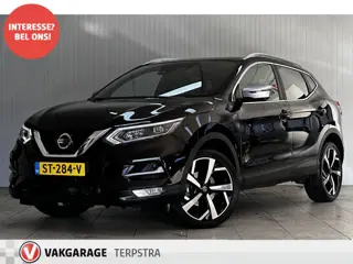 Nissan QASHQAI 1.2 Tekna +/ AUTOMAAT/ Pano-dak!/ LED Koplampen/ Zwarte Hemel/ Trekhaak/ 360 Cam/ Sto