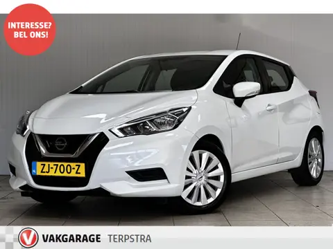Nissan Micra 1.0 IG-T Acenta/ Trekhaak/ LED Dagrijverl./ Parelmoer!/ DAB+/ Airco/ Cruise/ Bluetooth/