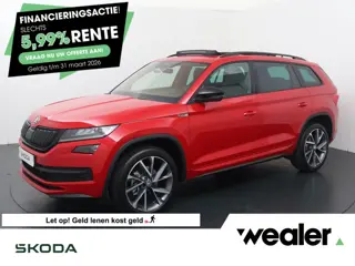 Skoda Kodiaq 1.5 TSI Sportline Business 7p. | 150 PK | Automaat | Trekhaak | Panoramadak | Derde zit