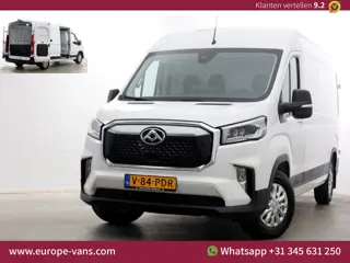 Maxus eDeliver 9 L3H2 72kWh WLTP Range 280km 100% Elektrisch Airco/Camera NIEUW 02-2024