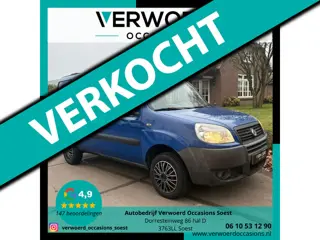 Fiat Doblò Cargo 1.4 Basis|Bedrijfsauto|LAGE KM STAND|2 KEYS