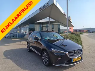 Mazda CX-3 2.0 SkyActiv-G 120 GT-M AUTOMAAT, LED, 18" LMV, CAMERA, PDC, HUD, etc. incl. 12 MND BOVAG