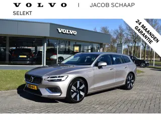 Volvo V60 T6 AWD 350PK Plug-in Hybrid Essential Bright Nieuw | 19"LMV | Leder | Stuur & Stoelverwarm