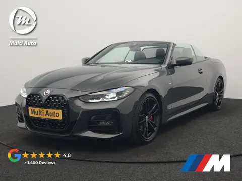 BMW 4 Serie Cabrio 430i M Sport 245pk Dealer O.H DRAVITGRAU | Lederen Sportstoelen Memory | Nekverwa