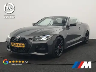BMW 4 Serie Cabrio 430i M Sport 245pk Dealer O.H DRAVITGRAU | Lederen Sportstoelen Memory | Nekverwa