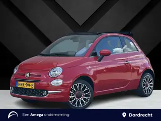 Fiat 500C Cabio RED 1.0 Hybrid 70pk | NAVI | CLIMA | DAB+ | 16" LM-VELGEN | APPLE CARPLAY / ANDROID 