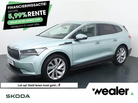 Skoda Enyaq iV 60 | 180 PK | SoH 89% | Trekhaak | Matrix LED koplampen | Voorstoelen verwarmd | 20" 