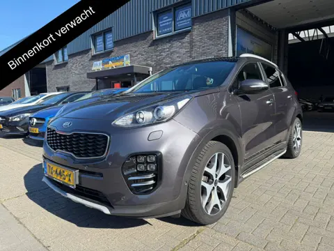 Kia Sportage 1.6 T-GDI 4WD GT-Line | 2E EIGENAAR | 12MND GARANTIE | AUTOMAAT | LEDER | PANO | NAVI |