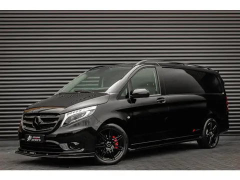Mercedes-Benz Vito 136PK JB-EDITION FULL BLACK / AMG / SPOILER /VERLAGINGSVEREN / NAVIGATIE / SIDE-B
