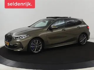 BMW 1-serie 118i M Sport | Panoramadak | Leder |  Stoelverwarming | Carplay | Sfeerverlichting | Cam