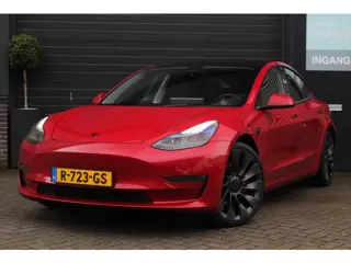 Tesla Model 3 Performance AWD 75 kWh | 96% SOH | Enhanced Autopilot | Achterbank verwarmd | Elektris
