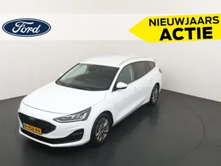 Ford FOCUS Wagon EcoBoost Hybrid 125pk Titanium | Trekhaak | 100% dealer onderhouden | Cruise | SYNC