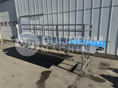 Leesband 400 x 82 cm roestvrijstalen frame