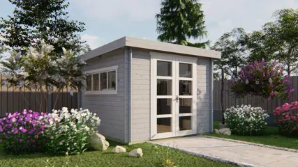 Blokhut - Tuinhuis Bodine | 28 mm | vuren onbehandeld