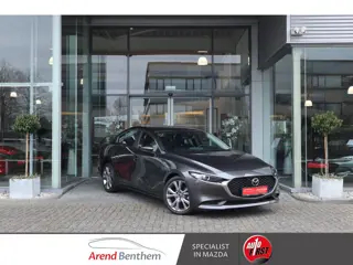 Mazda 3 Automaat 2.0 E-SkyActiv-G 122 Camera / Leer / Navi / Apple-Android / ST-verwarming / Cruise