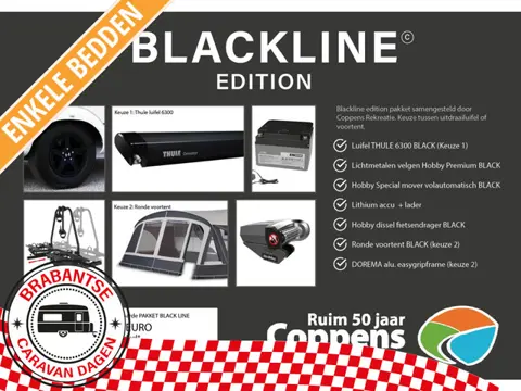 Hobby De Luxe 460 LU 2026 BLACKLINE ACTIE!!!