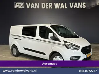 Ford Transit Custom 2.0 TDCI 131pk Automaat L2H1 Dubbele Cabine Euro6 Airco | 5-Zits | Camera | Navi