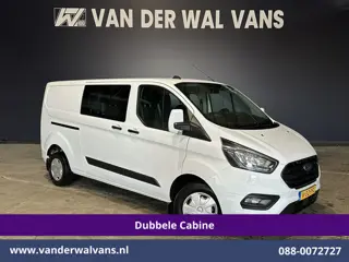 Ford Transit Custom 2.0 TDCI 131pk L2H1 Dubbele Cabine Euro6 Airco | 6-Zits | LED | Cruisecontrol | 