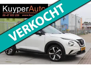 Nissan Juke 1.0 DIG-T Tekna 1E EIG RONDOM CAMERA BOSE KEYLESS HALF LEDER NAVI VOL OPTIES