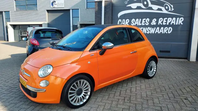 FIAT 500 1.2i met groot schuifdak / Airco / Leder / Nieuwe APK