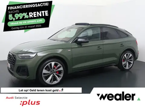 Audi Q5 Sportback 55 TFSI e S edition Competition | 367 PK | SoH 95% | Trekhaak | Panoramadak | Luch