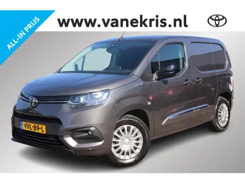 Toyota PROACE CITY Electric Prof 50 kWh, Bijrijdersstoel en 2e schuifdeur, Laadvloer, Camera, Lat om