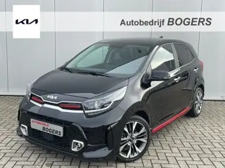 Kia Picanto 1.2 CVVT GT-Line Automaat Navigatie, Climate Control, Leder, 16"Lm, Keyless, Stoel/Stuur