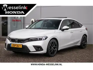 Honda Civic 2.0 e:HEV Advance Rijklaarprijs | Schuif/-kanteldak | BOSE | Leder | Ad. cruise | Stoel+