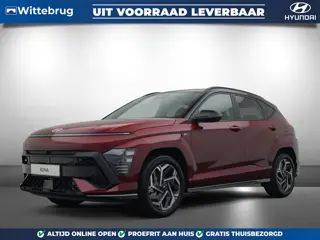 Hyundai KONA 1.6 GDI HEV N Line Full Hybride Automaat met Navigatie, Adaptive Cruise Control en Spor