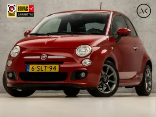 Fiat 500 0.9 TwinAir 500S (AIRCO, LEDER, ZWART HEMEL, SPORTSTOELEN, GETINT GLAS, LM VELGEN, NIEUWSTA