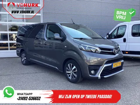 Toyota ProAce 2.0 180 pk Aut. DC Dubbel Cabine/ 2x Schuifdeur/ Pano/ Xenon/ 2.5t Trekverm./ Climate/