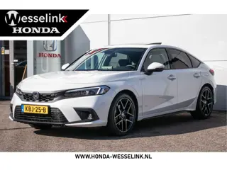 Honda Civic 2.0 e:HEV Advance - Cons. prijs rijklaar | Schuifdak | Navi | Leder