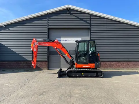 Kubota KX060 HI AIRCO minigraver NIEUW