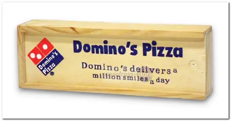 Houten Domino spel - Domino's Pizza