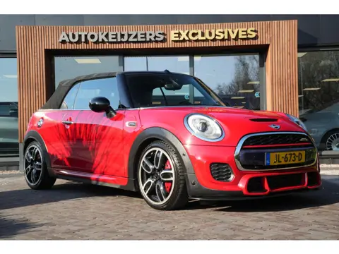 Mini Mini Cabrio 2.0 John Cooper Works Chili Open Dak Adapt. Cruise Harman/Kardon Leder AC Schnitzer