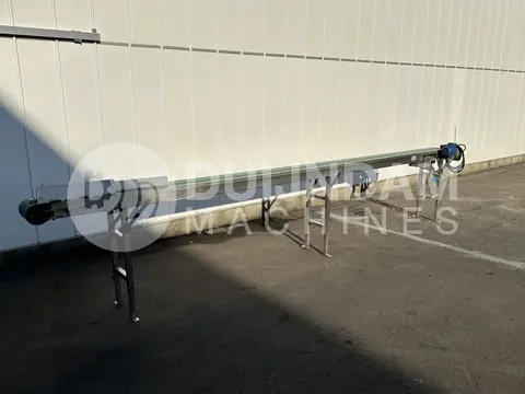 Transportband 540 x 22 cm roestvrijstalen frame