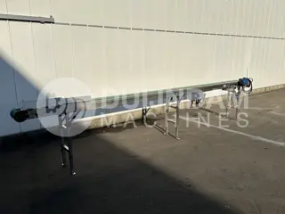 Transportband 540 x 22 cm roestvrijstalen frame