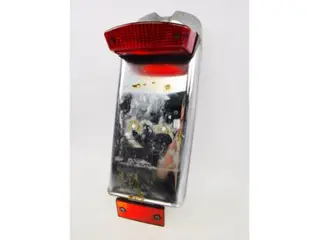 Used achterspatbord+licht nevada chrome